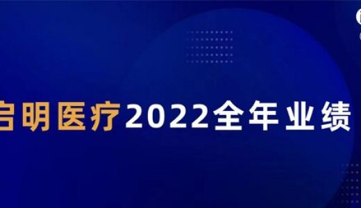 启明医疗2022年销售收入4.06亿人民币，海外收入同比大涨393.5%