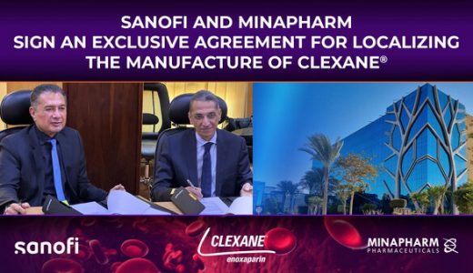 赛诺菲与埃及生物技术公司Minapharm达成协议，加强Clexane的本地化生产