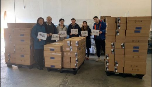 美国SunGen制药公司向中国捐赠上万只N95口罩支持新肺炎防疫