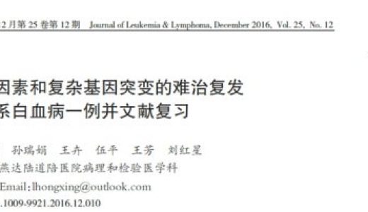 期刊《分子诊断与治疗杂志》介绍陆道培医院分子医学团队及实验室