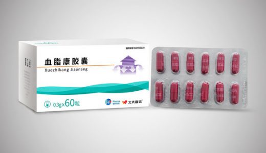 绿叶制药天然调脂药血脂康胶囊60粒新装上市