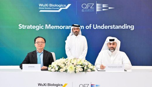 药明生物与卡塔尔自由区管理局合作，推动中东生物医药产业发展
