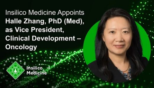 英矽智能任命Halle Zhang博士为肿瘤项目临床开发副总裁