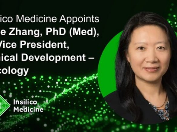 英矽智能任命Halle Zhang博士为肿瘤项目临床开发副总裁