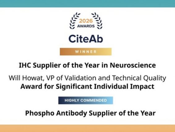 Abcam 已连续十二年获得 CiteAb 奖项认可